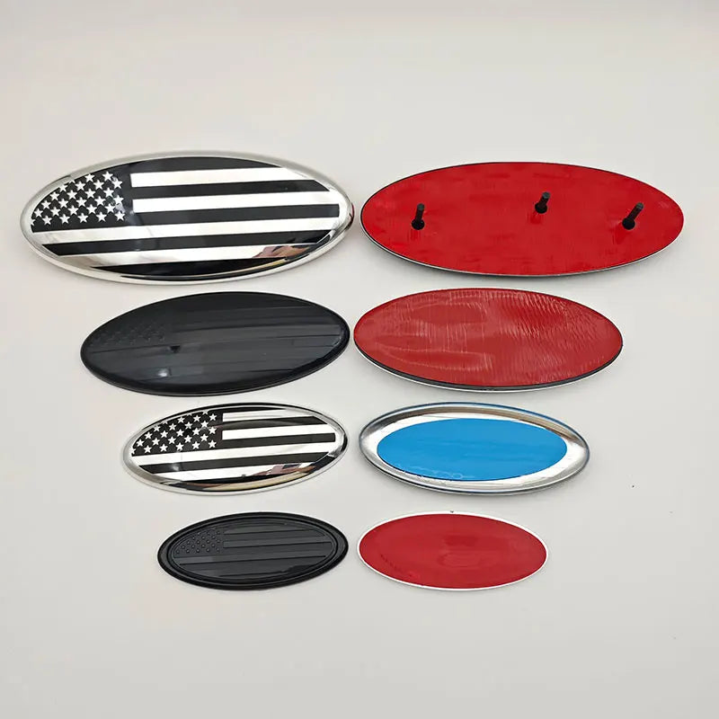 American Flag Rear Trunk / Front Grille Emblem Badge for Ford | ABS Aluminum Sticker