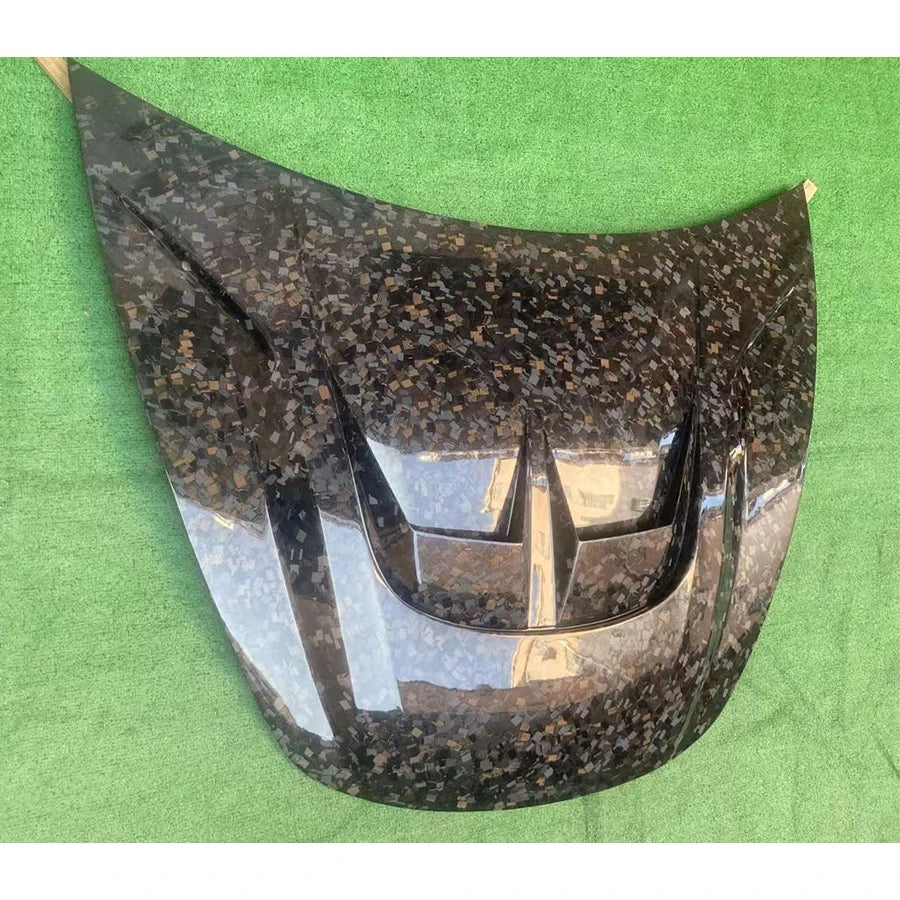 Real Carbon Fiber Hood Engine Cover for Tesla Model Y / Model 3 | Replacement Headliner Hood