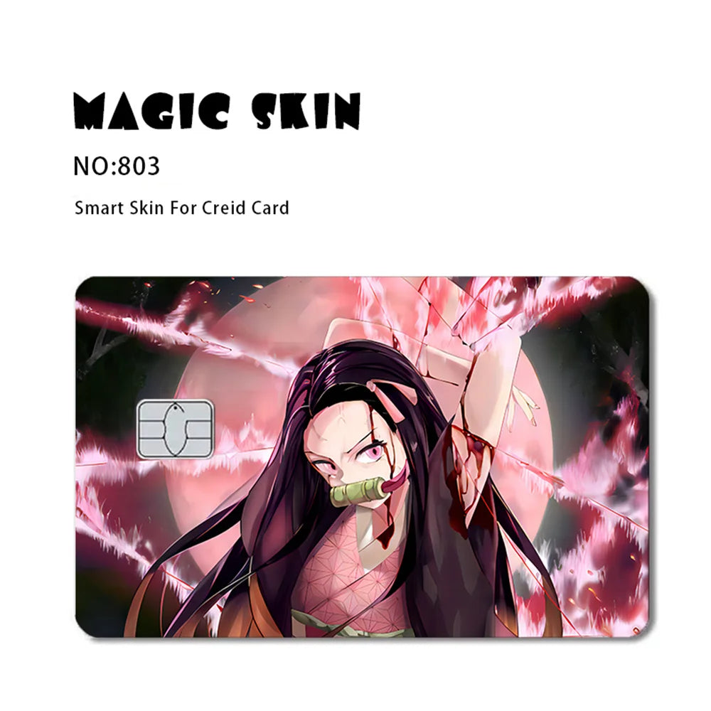 Anime Credit Card Skin Stickers – Pokémon, Yu-Gi-Oh & Bulk Options