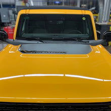 Load image into Gallery viewer, Matte Black Wildtrak Hood &amp; Mountain Waistline Stripe Decal for Ford Bronco (2021–2023) | Off-Road Vinyl