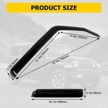 Load image into Gallery viewer, Side Window Deflectors Sun Visor Rain Guards for Ford F-150 / Trucks | 4-Piece Weather Shield