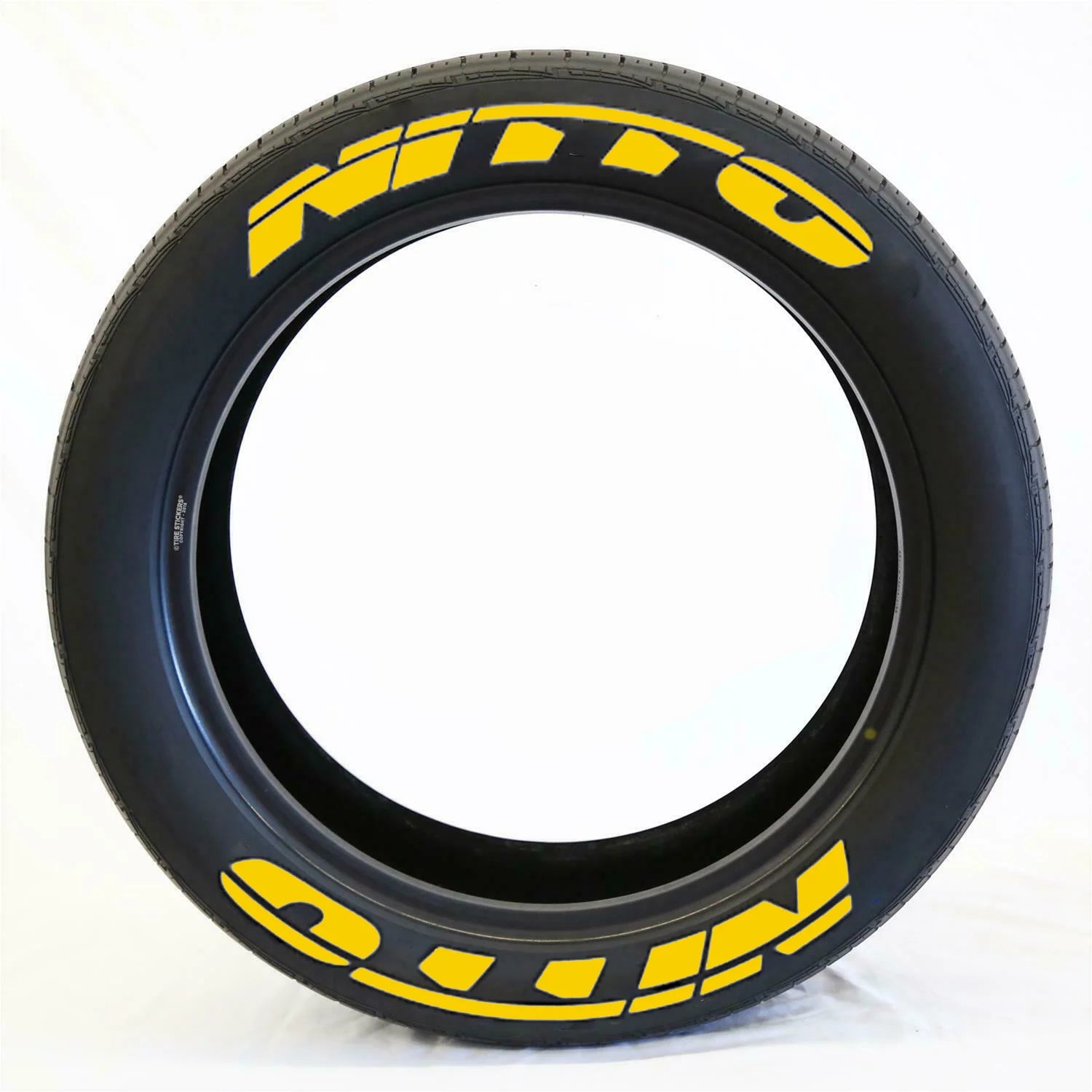 NITTO 3D Rubber Stereo Waterproof Tire Letter Sticker | Car & Moto