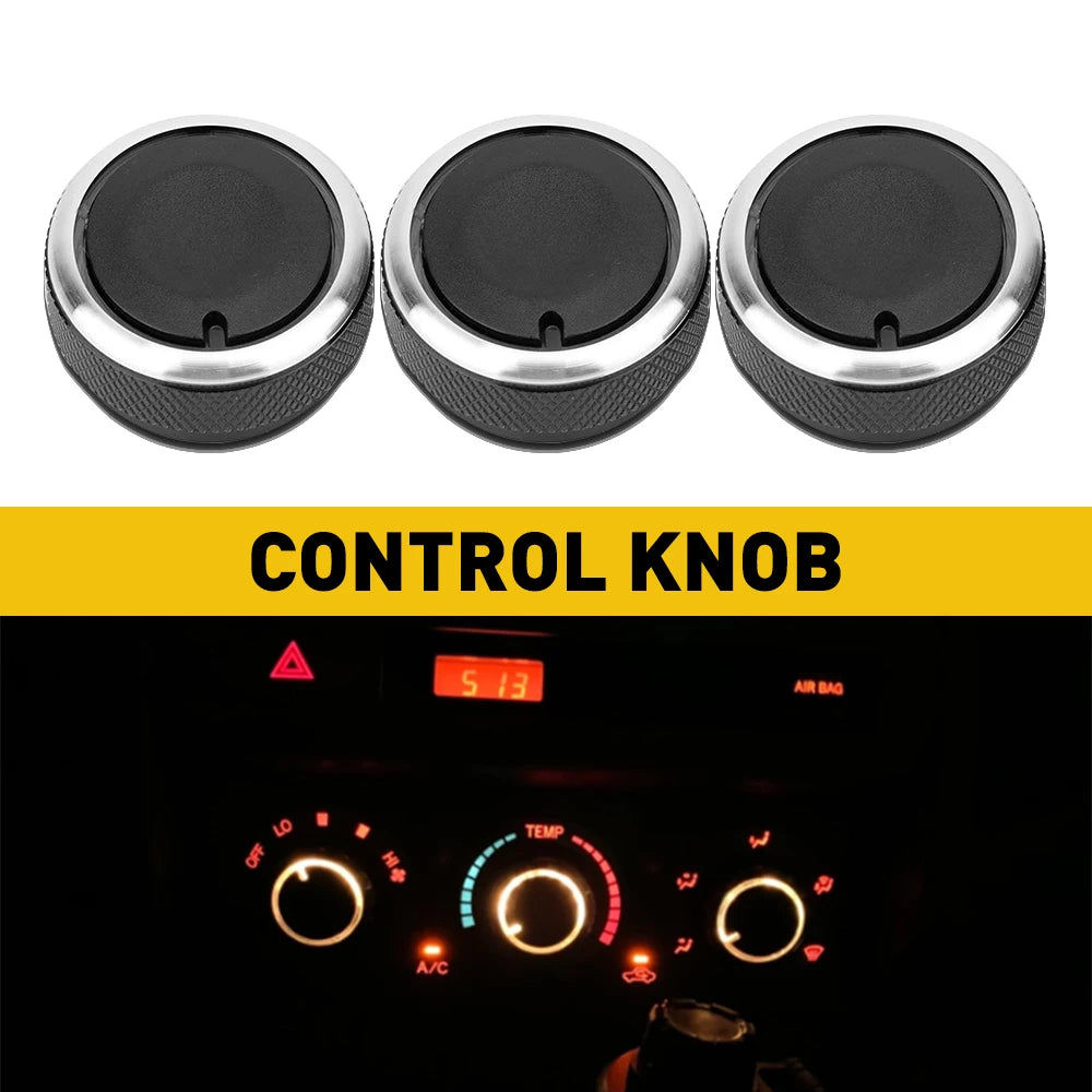 A/C Switch Control Knob for Toyota Tacoma (2005–2015) / Yaris | 3pc