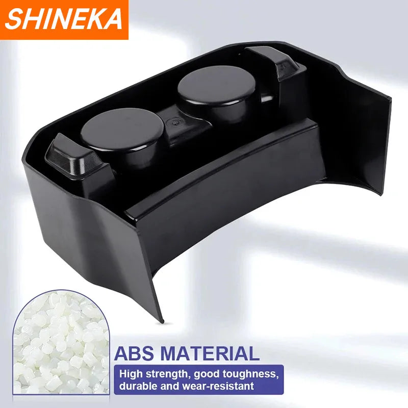 Rear Seat Cup Holder Mount & Storage Box Organizer for Jeep Wrangler | Shineka ISO9001 ABS