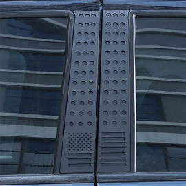 Aluminum Alloy Black B-Pillar Cover Trim for Ford Ranger Wildtrak T7/T8 (2015–2021) | Window Column