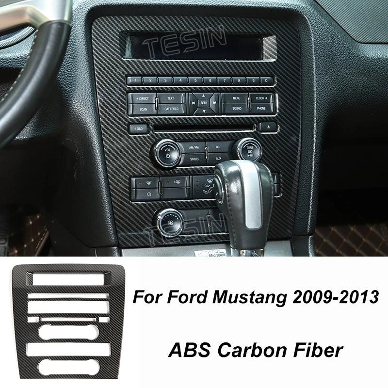Carbon Fiber Grain Interior & Exterior Decoration Sticker for Ford Mustang (2009-2014) | Kit