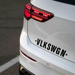 VLKSWGN Front Windshield & Rear Window Decal for VW Golf MK6 / MK7 / R / GTI | Vinyl Sticker