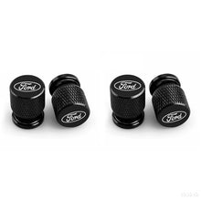 Cargar imagen en el visor de la galería, Alloy Tire Valve Stem Caps &amp; Air Valve Dustproof Covers for Ford Mustang / Fiesta / Focus | FORD