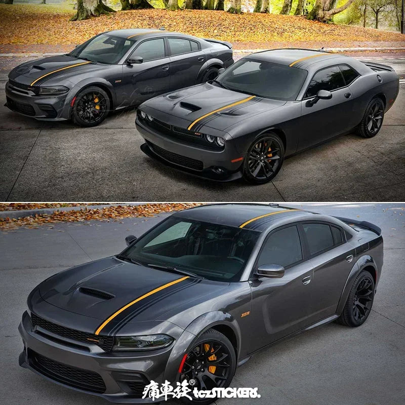 Car Vinyl Sticker FOR Dodge charger body appearance stylish dynamic personality decoration modified custom sports decal