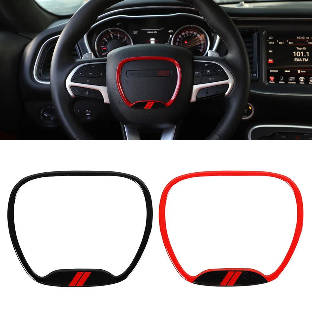 Steering Wheel Central Ring Trim Cover for Dodge Challenger / Charger (2015+) | CE Certified