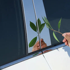 For Toyota RAV4 XA30 2006 2007 2008 2009 2010 2011 2012 Car Door Window Pillar Posts Trim Cover Sticker Chrome Accessories