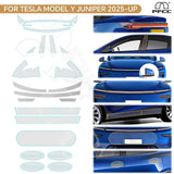 Precut PPF for Tesla Model Y Juniper (2025–2026) | TPU Headlight, Mirror, Pillar & Bumper Protection