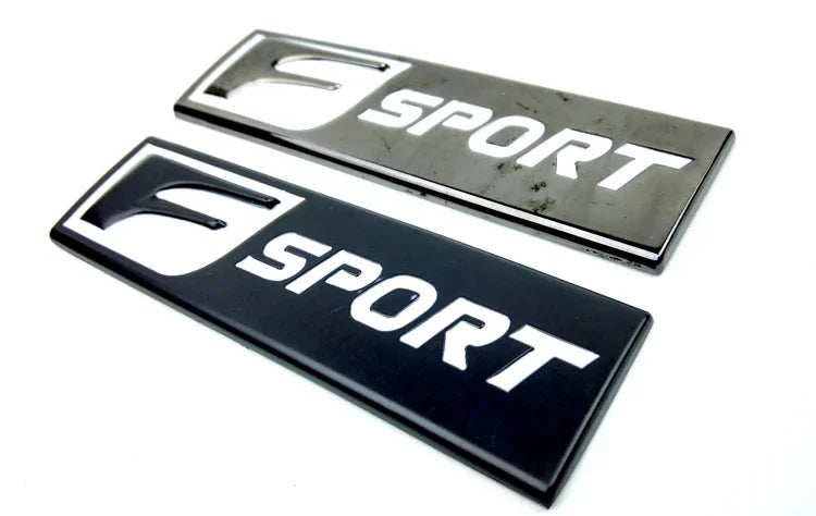 F-SPORT Logo Fender Decal & Trunk Letter Badge for Lexus / Toyota / Honda | Car Sticker