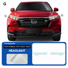 Load image into Gallery viewer, Precut PPF Clear Bra for Honda CR-V (2023–2025) | TPU Paint Protection Film — Headlights, Mirrors &amp; Doors