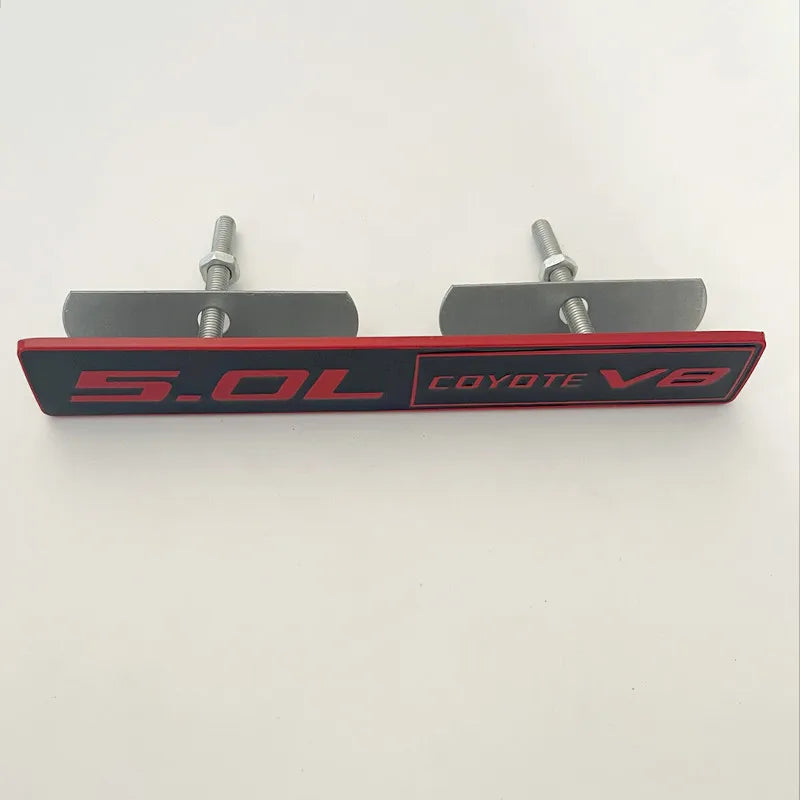 3D Metal 5.0 COYOTE V8 Rear Trunk / Fender Emblem Badge Sticker | Ford Car Accessory