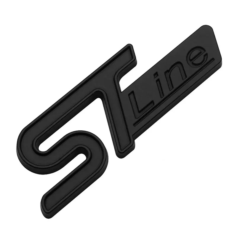 3D Metal ST Line Trunk Badge | Ford Focus / Mondeo / Kuga / Ecosport Emblem
