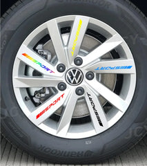 4pc Sport Racing DIY Stripe Wheel Rim Sticker | VACOMUL 7-Color