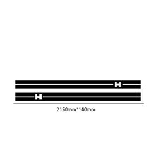Load image into Gallery viewer, Full-Coverage Racing Stripe Kit | Door Side, Hood, Rear, Waistline &amp; Skirt Vinyl Decal