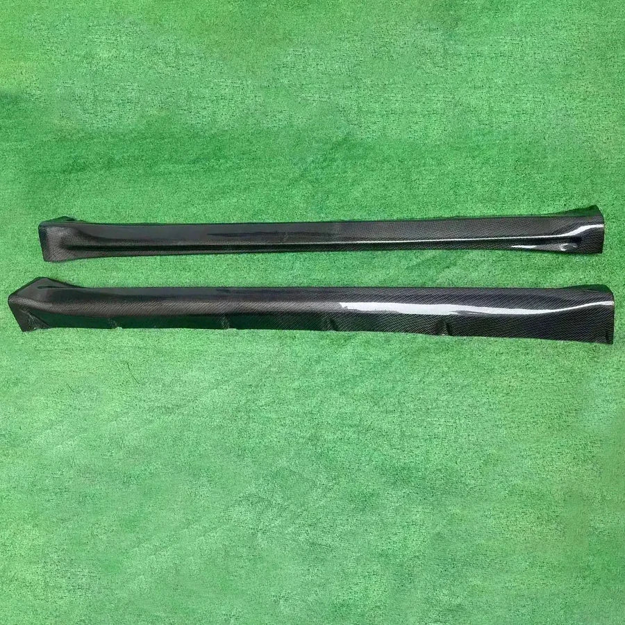 Real Carbon Fiber Side Skirt Splitters, Cupwings & Winglets for Tesla Model Y | Canards Body Kit