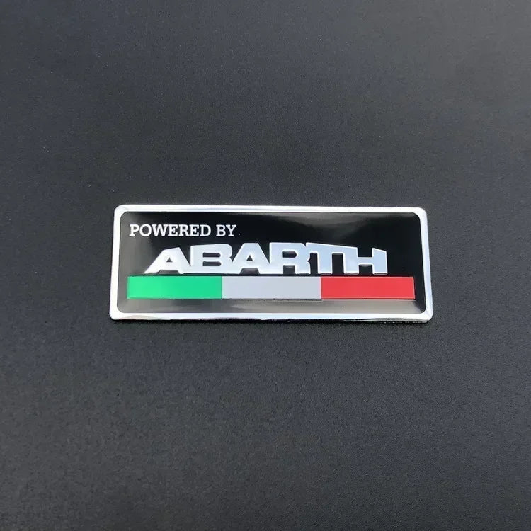 3D Aluminum Emblem Badge for Fiat 500/124/Punto | Trunk Fender Decal