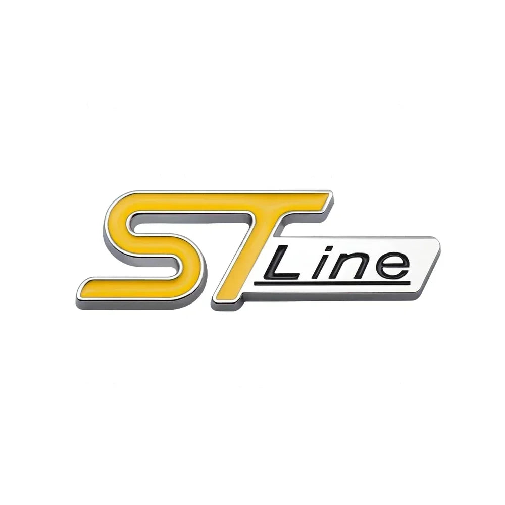 3D Metal ST Line Trunk Badge | Ford Focus / Mondeo / Kuga / Ecosport Emblem