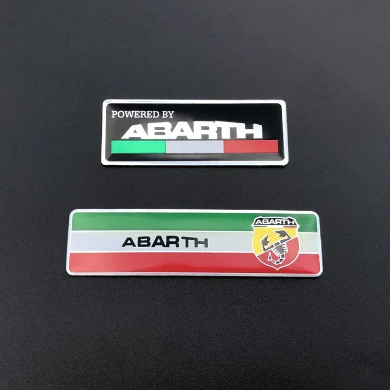 3D Aluminum Emblem Badge for Fiat 500/124/Punto | Trunk Fender Decal