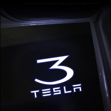 Load image into Gallery viewer, 2-Piece Car Door LED HD Projector Puddle Lights for Tesla Model S (2012–2020) | Welcome Lights