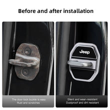 Load image into Gallery viewer, Silicone Door Lock Buckle Protection Cover for Jeep | 4-Piece Anti-Collision Elastic Guard
