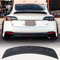 IPM GT-Style Real Carbon Fiber Rear Trunk Spoiler for Tesla Model 3 (2017–2022) | Sport Lid Wing