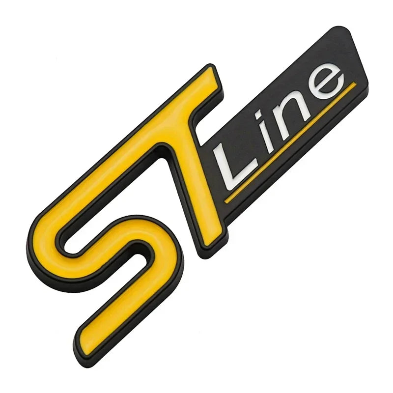 3D Metal ST Line Trunk Badge | Ford Focus / Mondeo / Kuga / Ecosport Emblem
