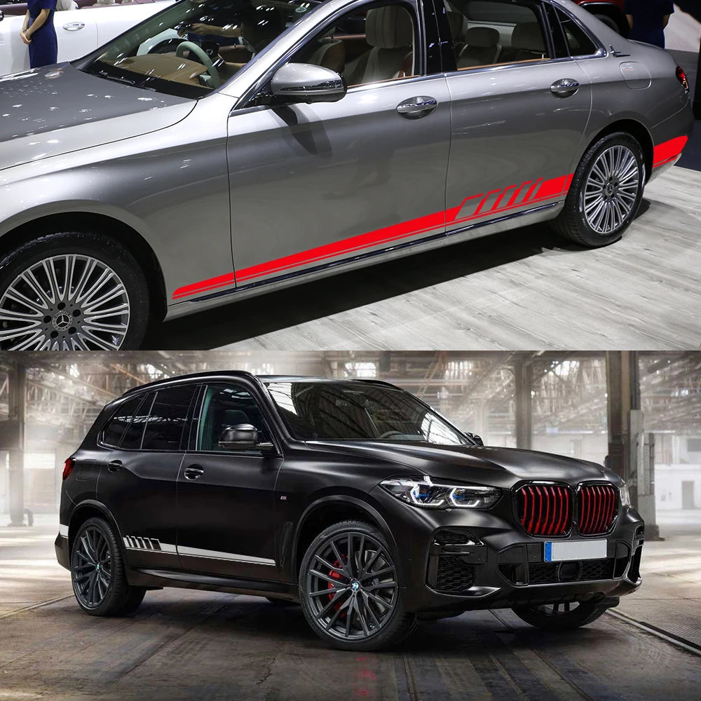 Side Stripe Body Decal for BMW X5 / X3 / X6 / X1 / X2 / X4 / X7 / M2 / M3 / M4 / M5 | Full Lineup Vinyl