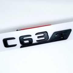 C63 / C63S V8 BITURBO Letters Emblem for Mercedes-Benz AMG | Fender / Trunk Badge Sticker