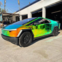 Load image into Gallery viewer, Precut Color Change PPF for Tesla Cybertruck (2024–2026) | DIY Black &amp; Glacier Blue PET Film