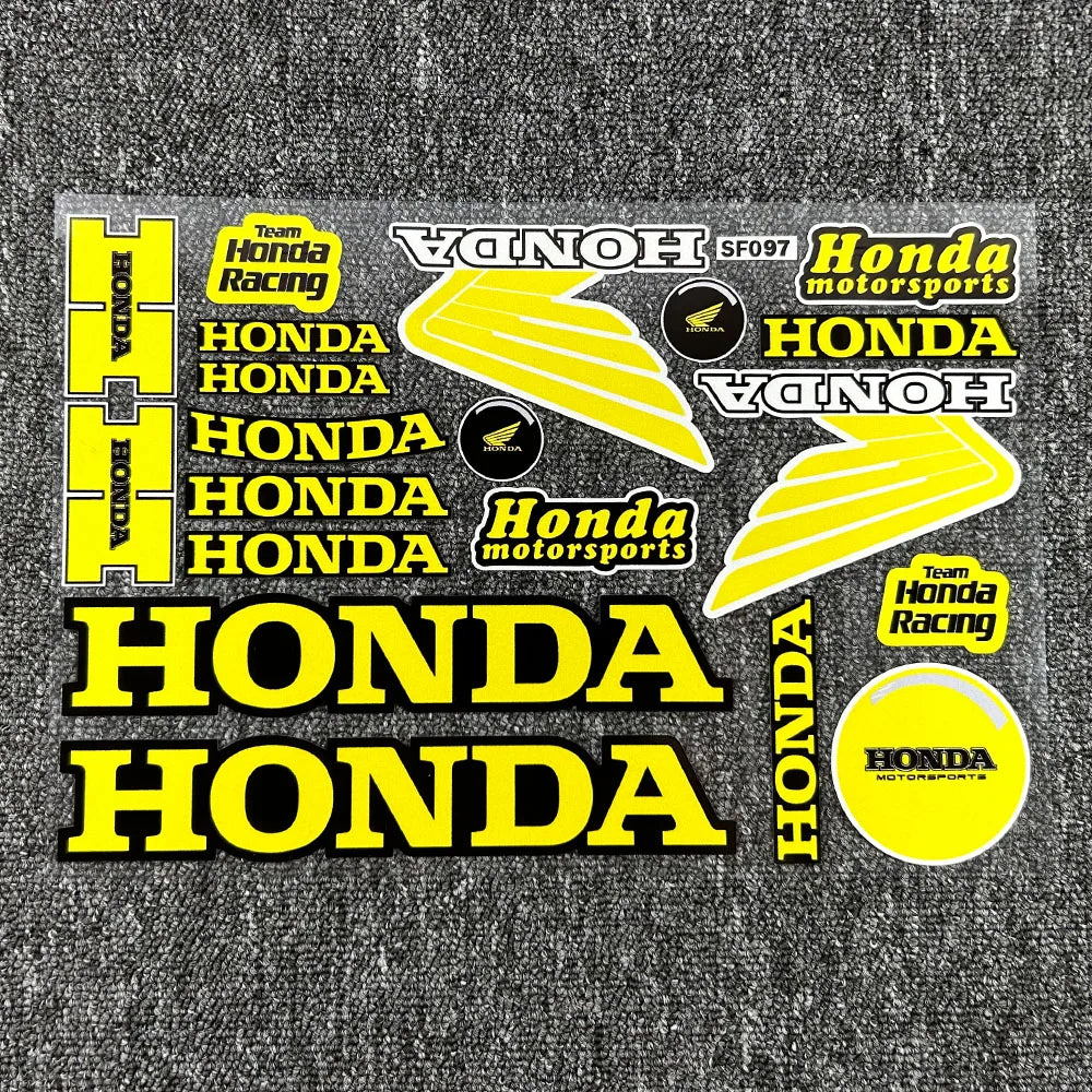 New Motorcycle Side Strip Sticker - Reflective Vinyl Decals for Honda Motorcycle & Car Styling