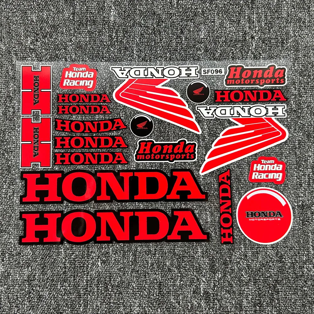 New Motorcycle Side Strip Sticker - Reflective Vinyl Decals for Honda Motorcycle & Car Styling