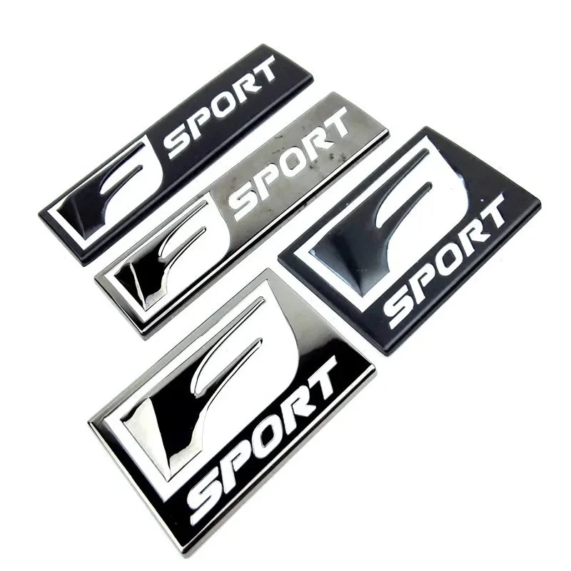 F-SPORT Logo Fender Decal & Trunk Letter Badge for Lexus / Toyota / Honda | Car Sticker