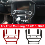 Carbon Fiber GPS Navigation Trim Frame for Ford Mustang GT (2015-2021) | Interior Vinyl Decal