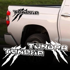 Claw Style Truck Bed Side Decal for Toyota Tundra TRD | Body Graphic Vinyl Sticker 2-Pack