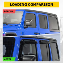 Load image into Gallery viewer, Side Window Deflectors Sun Visor Rain Guards for Ford F-150 / Trucks | 4-Piece Weather Shield