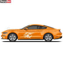 Load image into Gallery viewer, Running Horse Side &amp; Rear Fender Decal | 2-Piece Vinyl for Mustang, Challenger, Porsche &amp; Ford