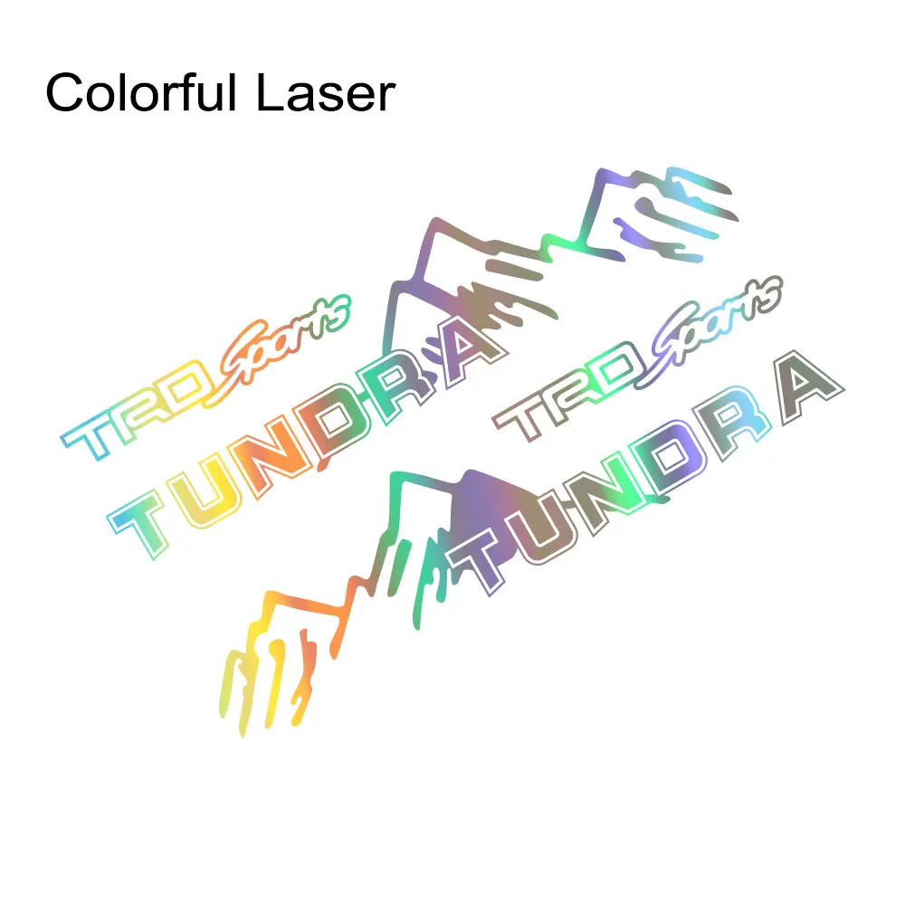 Body Side Door Decal for Toyota Tundra TRD / SR / SR5 / Limited / Platinum | 4-Piece Matte Vinyl Kit
