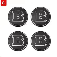 Wheel Center Hub Cap Resin Badge Emblem Sticker for Mercedes-Benz | 56mm / 60mm / 65mm