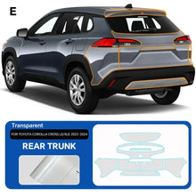 Load image into Gallery viewer, Precut PPF for Toyota Corolla Cross LE / XLE (2022–2024) | TPU Paint Protection Film