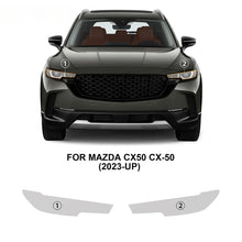 Cargar imagen en el visor de la galería, Precut PPF for Mazda CX-50 (2023–2025) | TPU Headlight, Mirror &amp; Pillar Paint Protection Film