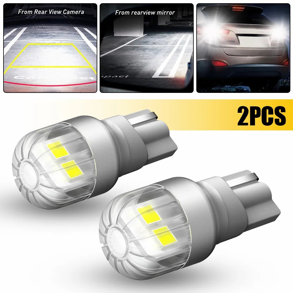AUXITO W16W T15 921 Canbus LED | 2pc Super Bright Backup Light