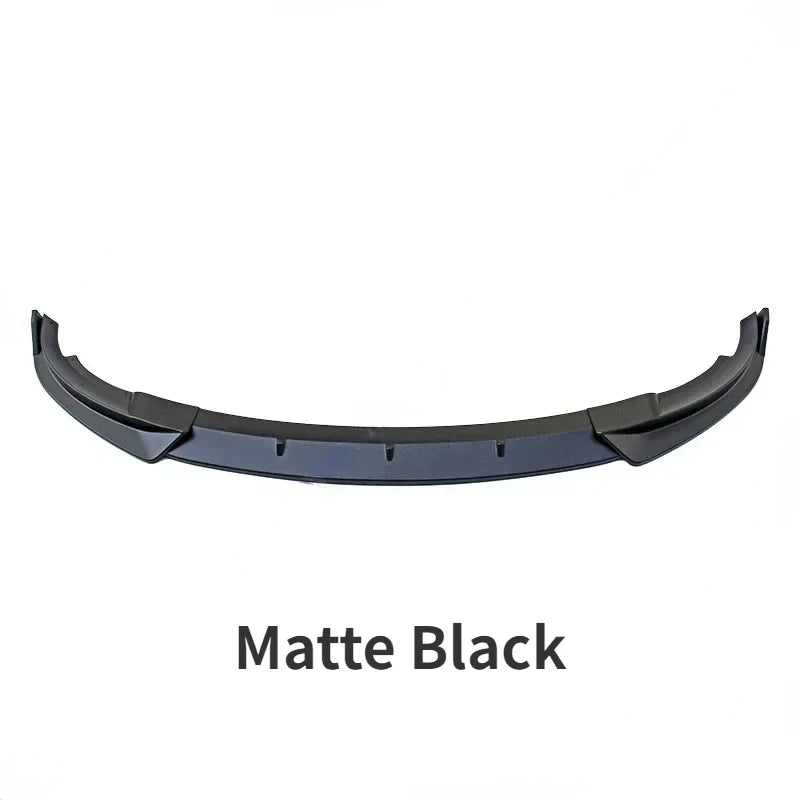 Front Bumper Lip Splitter for Tesla Model Y (2019–2024) | Carbon Look, Matte Black & Gloss Black ABS
