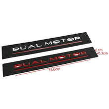 Cargar imagen en el visor de la galería, 3D ABS DUAL MOTOR Chrome Red Line Emblem Badge for Tesla | Trunk &amp; Body Styling Sticker