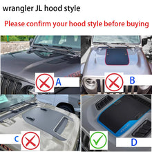 Cargar imagen en el visor de la galería, Jeep Wrangler &amp; Gladiator Hood Decal – 1941 Matte Vinyl Blackout Wrap | JL JT 4xe (2018–2024)