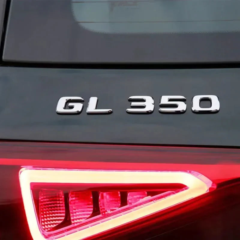 ABS Trunk Letters Logo Emblem Badge Decal for Mercedes-Benz GL-Class / GLS | Sticker