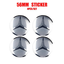 Cargar imagen en el visor de la galería, Wheel Center Hub Cap Resin Badge Emblem Sticker for Mercedes-Benz | 56mm / 60mm / 65mm